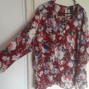 Plus size women's blouse